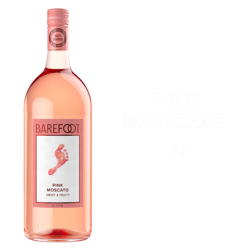 Barefoot Pink Moscato 1.5L