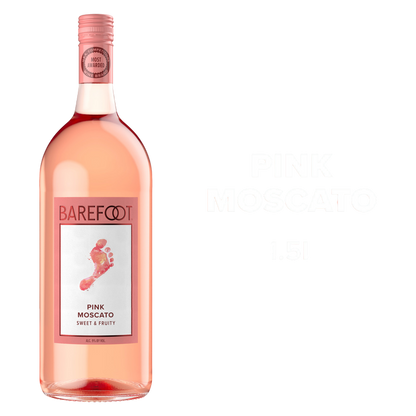 Barefoot Pink Moscato 1.5L