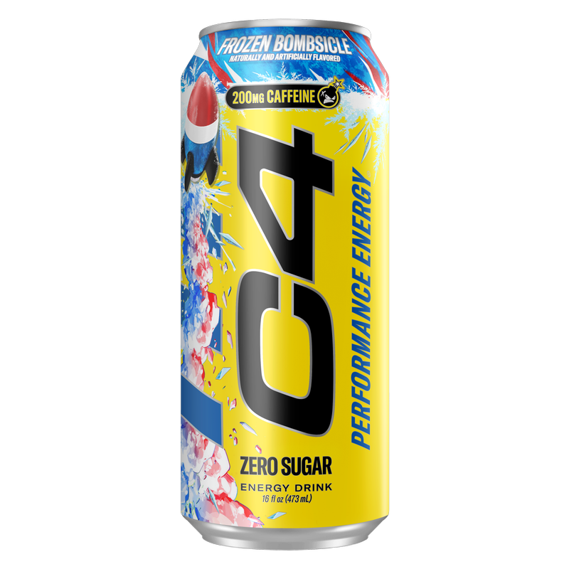 C4 Energy Zero Sugar Frozen Bombsicle 16oz Can