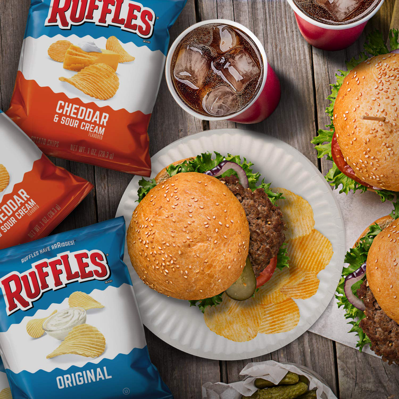 Original Ruffles Ridges Ruffles Original Potato Chips 8.5oz - Ruffles – BevMo!