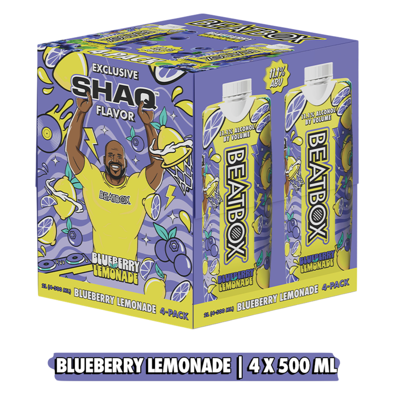 BeatBox Blueberry Lemonade 4pk 500ml