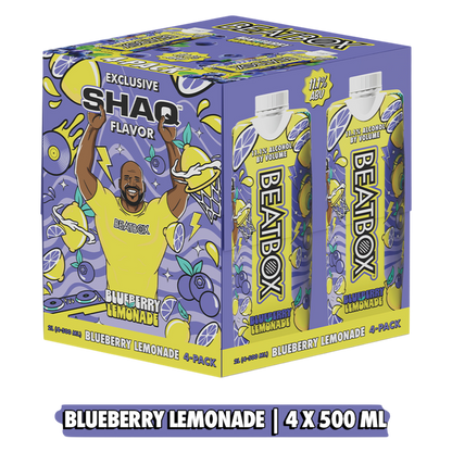 BeatBox Blueberry Lemonade 4pk 500ml