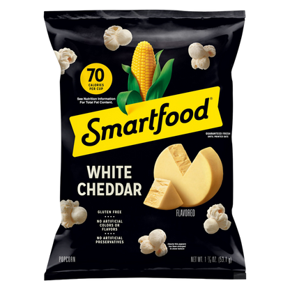 Smartfood Popcorn White Cheddar, 1.875oz