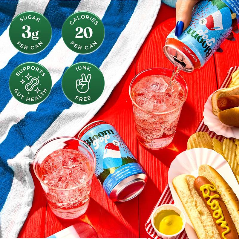 Bloom Pop Rocket Blast 12oz Can - Bloom Pop – BevMo!