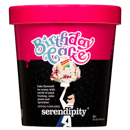 Serendipity Birthday Cake Ice Cream 16oz