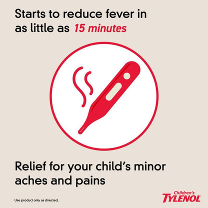 Tylenol Children's Pain Reliever & Fever Reducer Grape Liquid 4oz