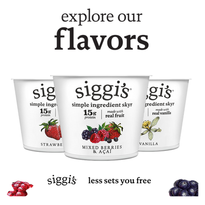 Siggi’s Mixed Berries & Acai Icelandic Skyr Nonfat Yogurt - 5.3oz