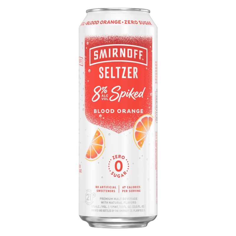 Smirnoff Spiked Seltzer Blood Orange Single 23.5oz Can