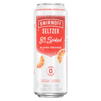 Smirnoff Spiked Seltzer Blood Orange Single 23.5oz Can