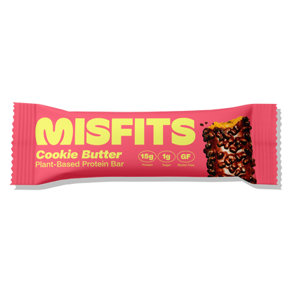 Misfits Plant-Based Cookie Butter Protein Bar, 1.8oz