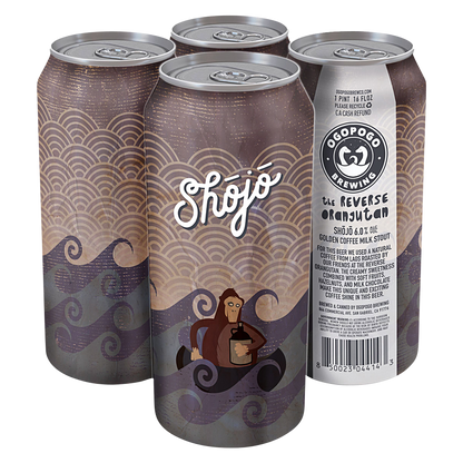 Ogopogo Brewing Shojo Golden Coffee Milk Stout 4pk 16oz