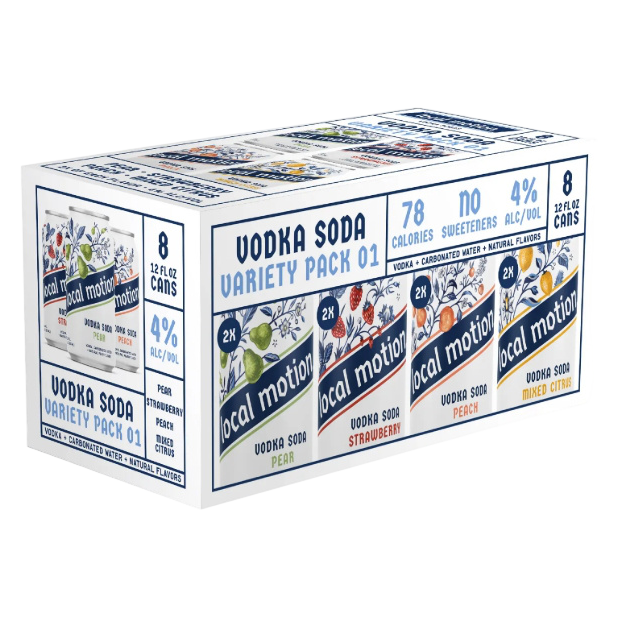 Local Motion Vodka Soda Variety 8pk 12oz