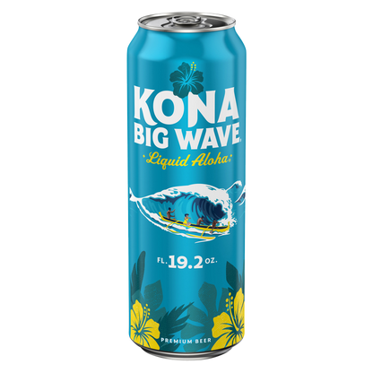 Kona Big Wave Premium Beer 19.2oz Can 4.4% ABV