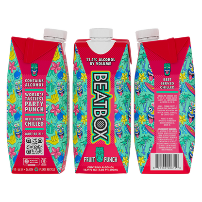 BeatBox Fruit Punch 500ml 11.1% ABV Wine Party Punch