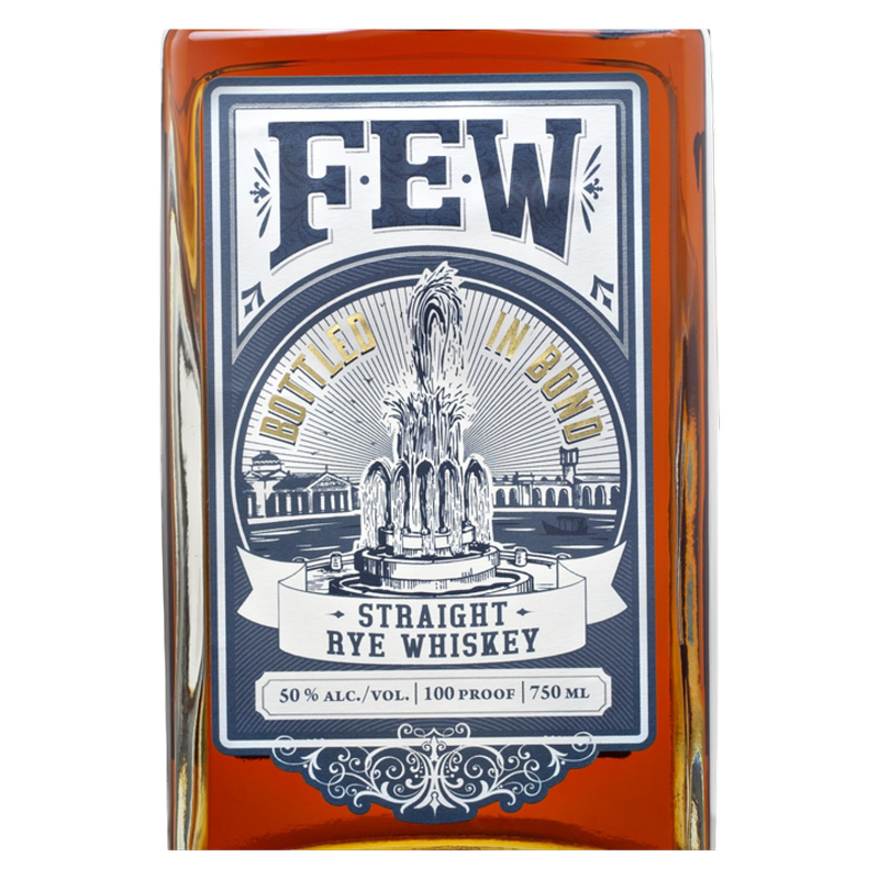 FEW Bottled In Bond Rye Whiskey Cask Strength 750ml