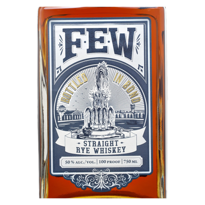 FEW Bottled In Bond Rye Whiskey Cask Strength 750ml