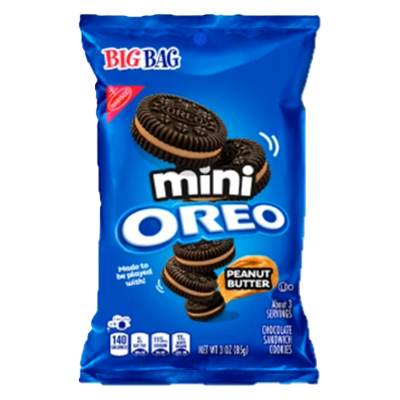 Oreo Minis Peanut Butter, 8oz