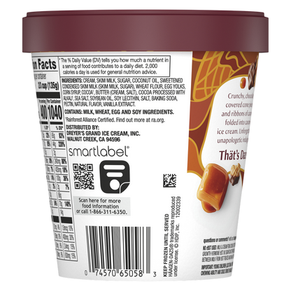 Haagen-Dazs Caramel Cone Ice Cream, 14oz.