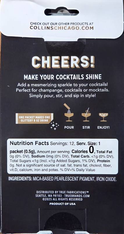 COLLINS COCKTAIL GLITTER HOL