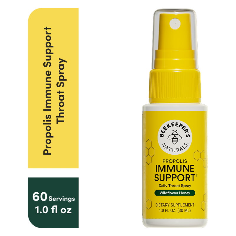Beekeeper's Naturals Propolis Immune Support Throat Spray, 1.0 fl oz