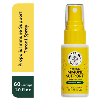 Beekeeper's Naturals Propolis Immune Support Throat Spray, 1.0 fl oz
