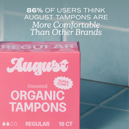 August Regular Tampons, 16ct