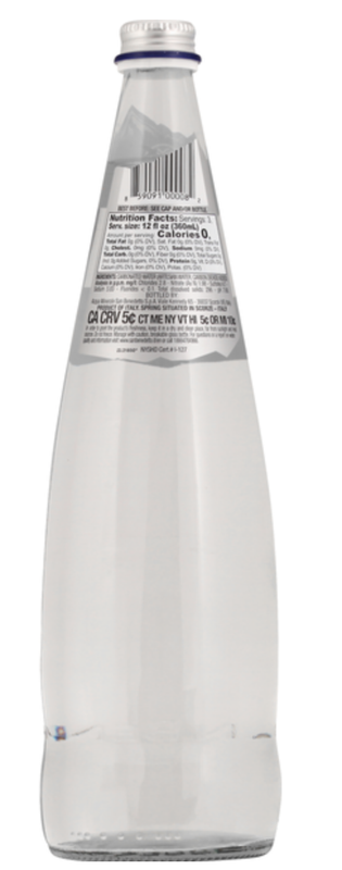 San Benedetto Sparkling Water 1L Glass Bottle