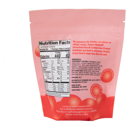Strawberries & Cream Ice Cream Bubbles - 8 oz
