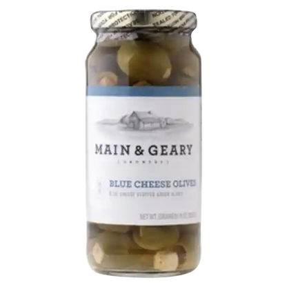 Main & Geary Blue Cheese Olives 10oz