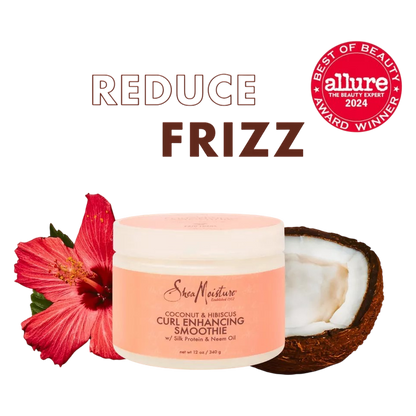 SheaMoisture Coconut and Hibiscus Curl Enhancing Smoothie, 12oz