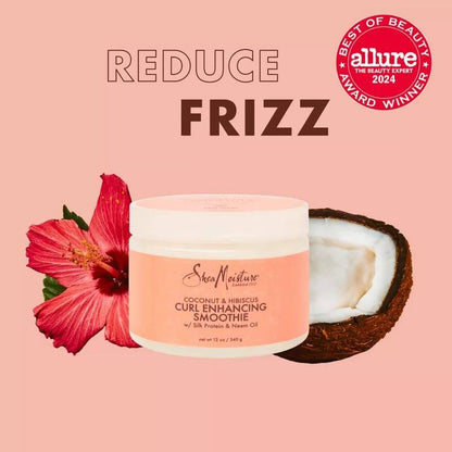 SheaMoisture Coconut and Hibiscus Curl Enhancing Smoothie, 12oz