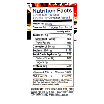 Think Jerky Sweet Chipotle Grassfed Beef Jerky 2.2oz