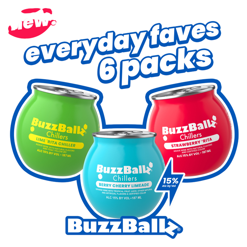 BuzzBallz Variety Pack 6pk 187ml