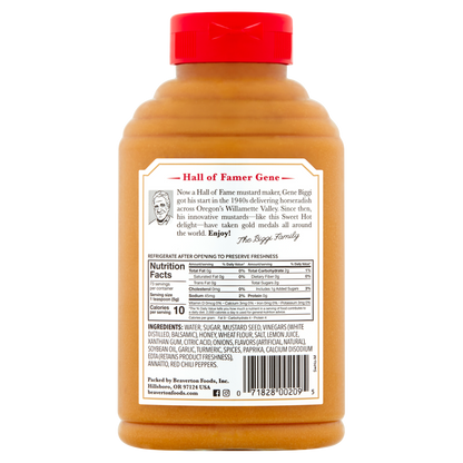Beaver Hot Sweet Mustard 12oz