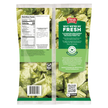 Chopped Hearts of Romaine - 9oz