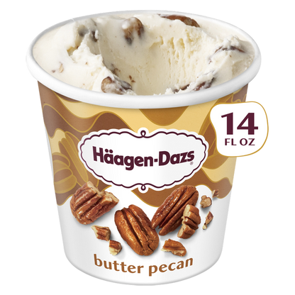 Haagen-Dazs Butter Pecan Ice Cream, 14oz.