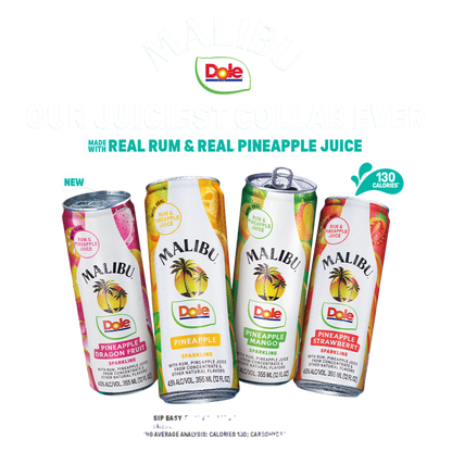 Malibu Dole Variety Pack 8pk 12oz Can