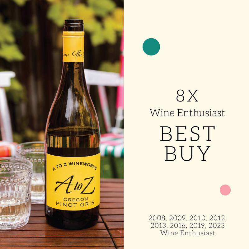 A to Z Pinot Gris 750 ml