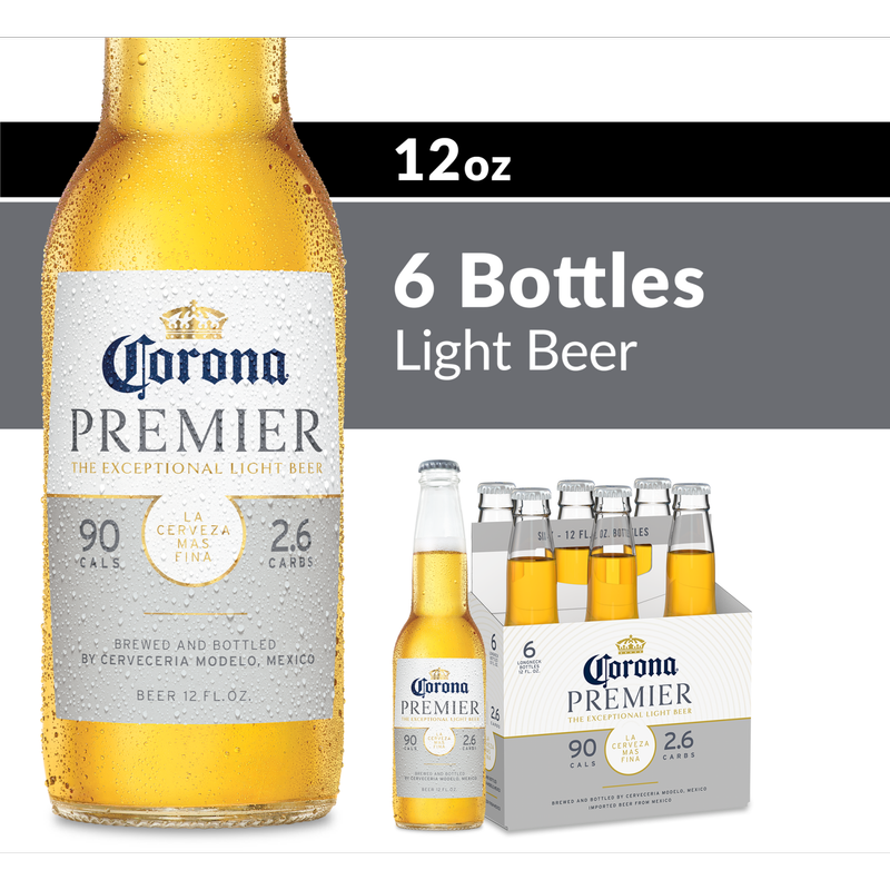 Corona Premier 6pk 12oz Btl 4.0% ABV - Corona Premier – BevMo! Corona Premier 6pk 12oz Btl 4.0% ABV - Corona Premier – BevMo!
