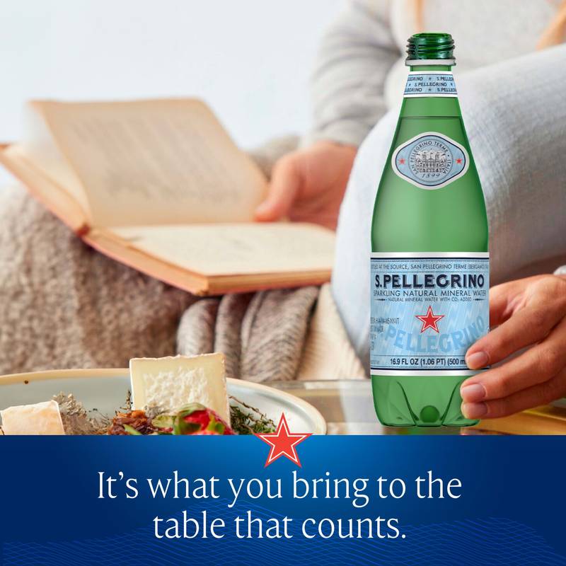 San Pellegrino Sparkling Water 12pk 1L Btl