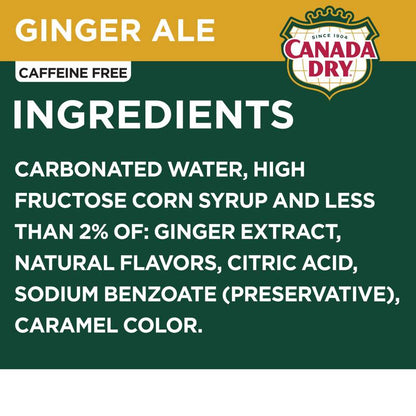 Canada Dry Ginger Ale 6pk 7.5oz Mini Can