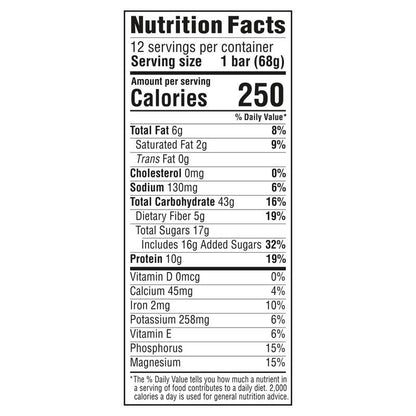 Clif Bar Chocolate Chip Energy Bar Case 12 ct