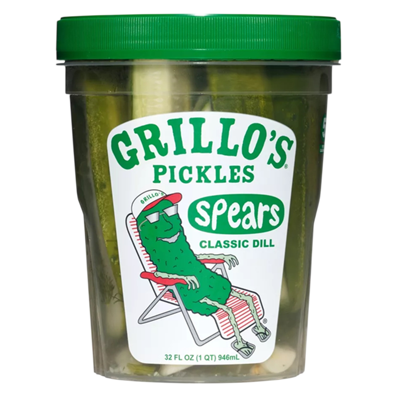 Grillo's Pickles Classic Dill Pickle Spears - 32oz