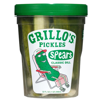Grillo's Pickles Classic Dill Pickle Spears - 32oz