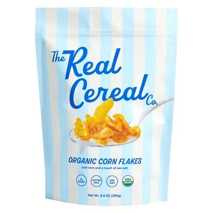 The Real Cereal Organic Corn Flakes Cereal, 8.4oz.