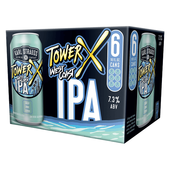 Karl Strauss Tower X West Coast IPA (6PKC 16 OZ)
