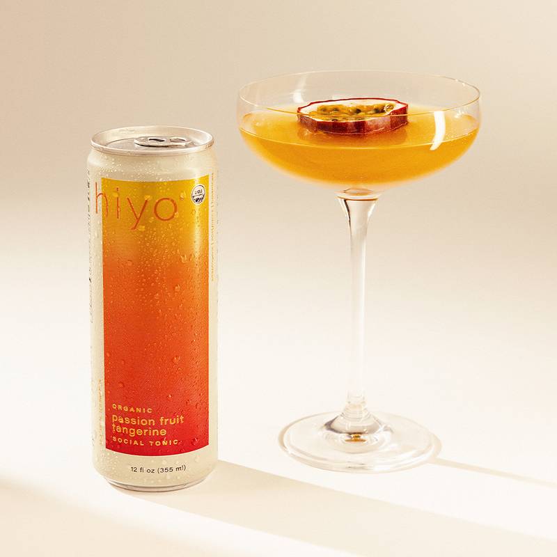 Hiyo Passion Fruit Tangerine 4pk 12oz Can