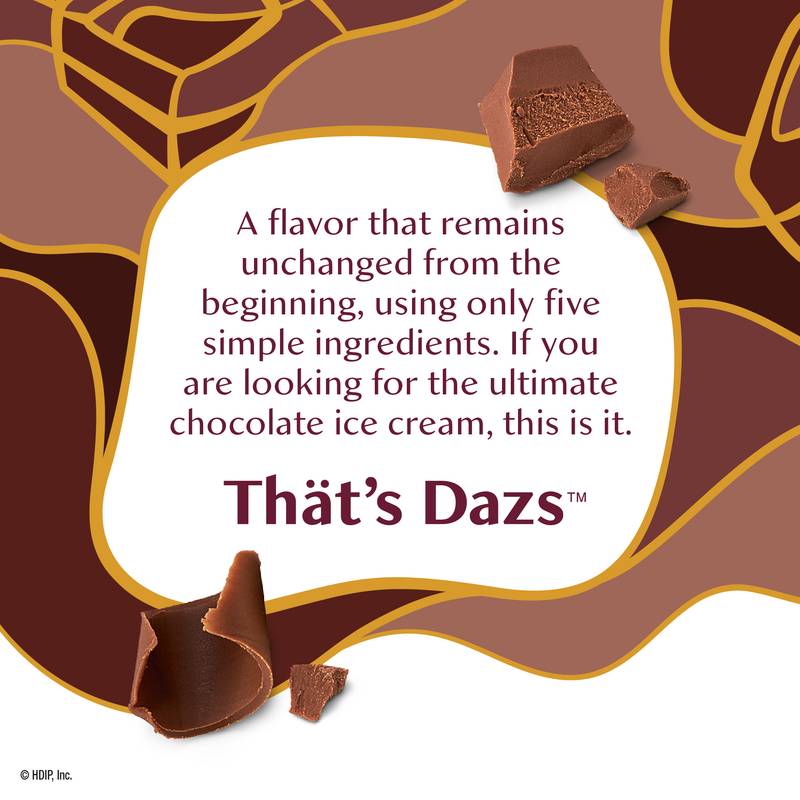 Haagen-Dazs Chocolate Ice Cream, 14oz.