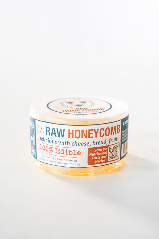 Savannah Bee Raw Picnic Honeycomb 3.17oz - Savannah Bee Company Savannah Bee Raw Picnic Honeycomb 3.17oz - Savannah Bee Company