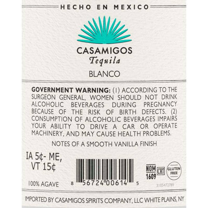 Casamigos Blanco Tequila 1.75L (80 Proof)